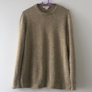 New vintage Ermenegildo Zegna crew neck pullover marled knitted sweater